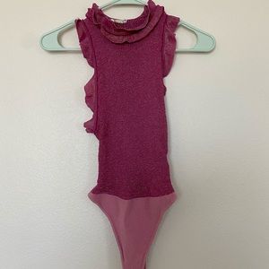 Free people sparkly bodysuit